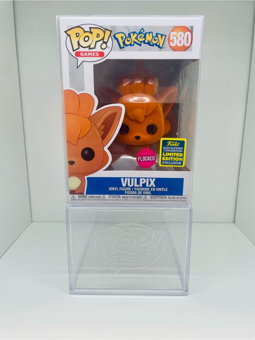 #580 Funko POP! Vulpix Flocked Vinyl Figure - LIMITED EDITION